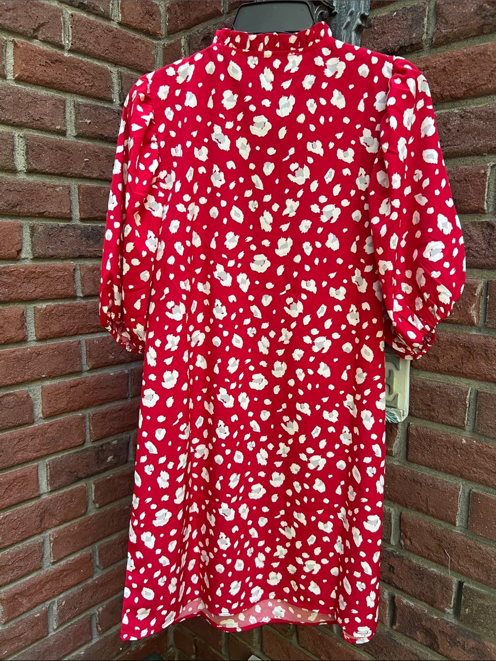 NEW MICHELLE MCDOWELL amelia party animal dress in crimson Medium - Picture 6 of 7